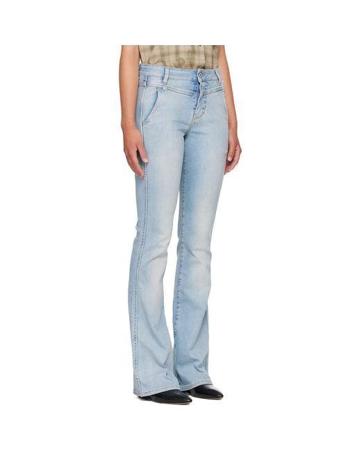 Amiri Blue Skinny Flare Jeans