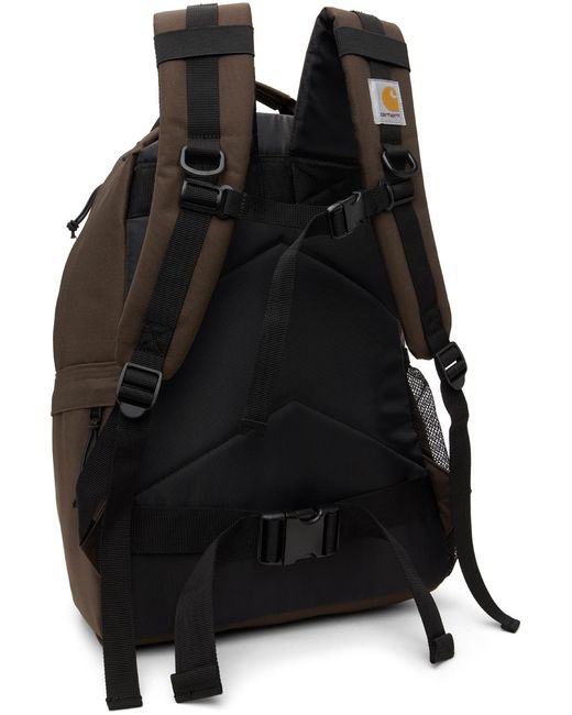 Carhartt Black Brown Kickflip Backpack for men