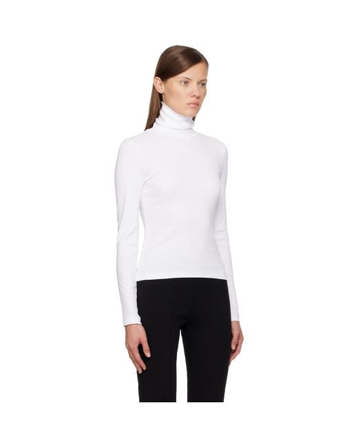 Flore Flore White Dinah Turtleneck