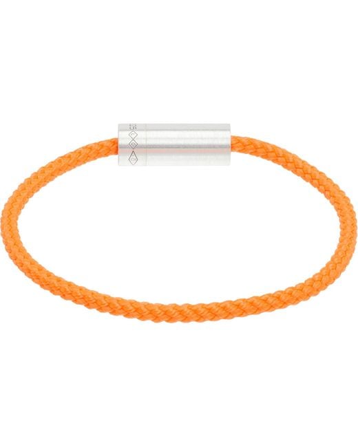 Le Gramme Black 'Le 7G' Nato Cable Bracelet for men