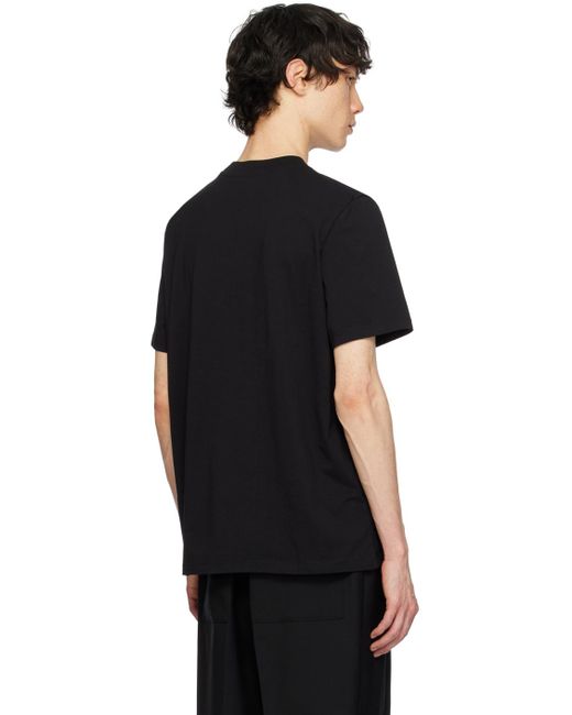 Jil Sander Black Basic T-shirt for men