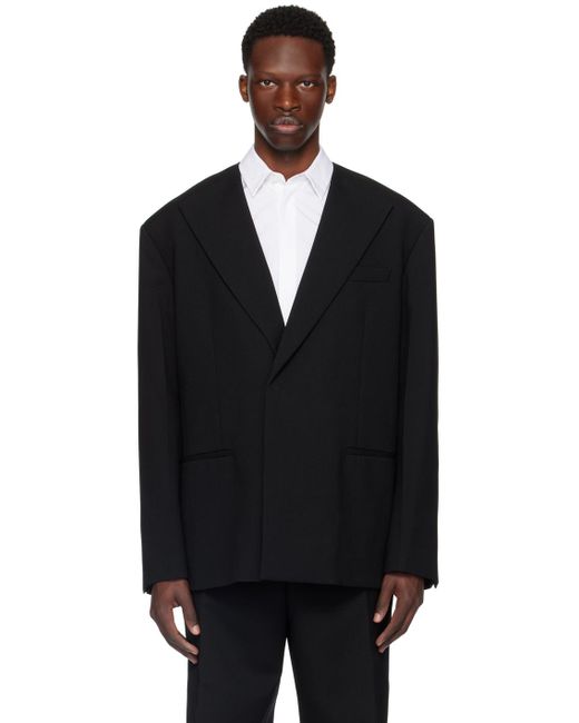 Veston ajusté noir Jil Sander pour homme en coloris Black
