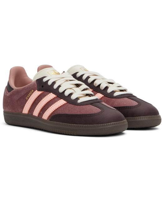 Adidas Originals ピンク＆ブラウン Samba Og スニーカー Black