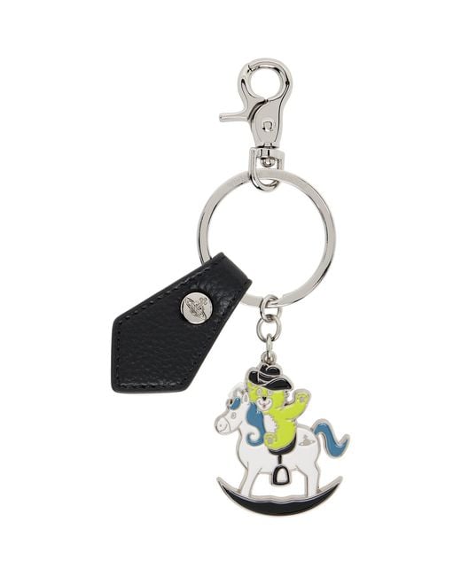Vivienne Westwood Multicolor Rocking Horse Teddy Keyring