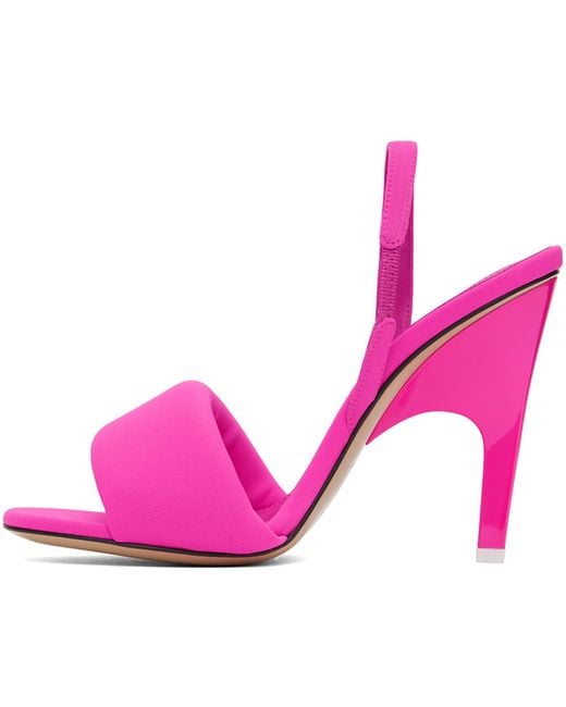 The Attico Pink Rem Sandals