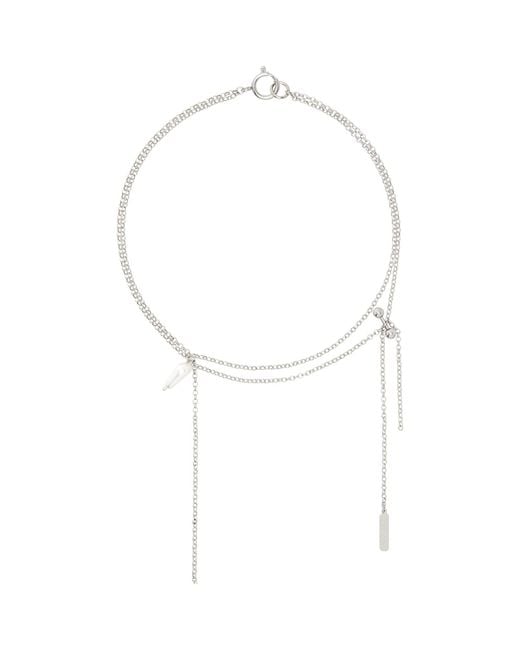 Justine Clenquet White Denise Necklace