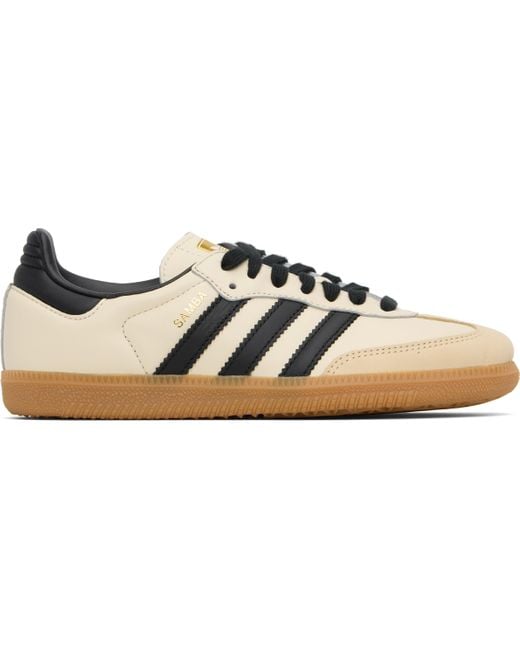 Adidas Originals Black Off- & Samba Og Sneakers
