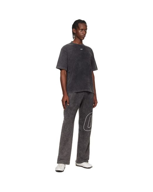 Off-White c/o Virgil Abloh Black 'Off' Stamp Skate T-Shirt for men