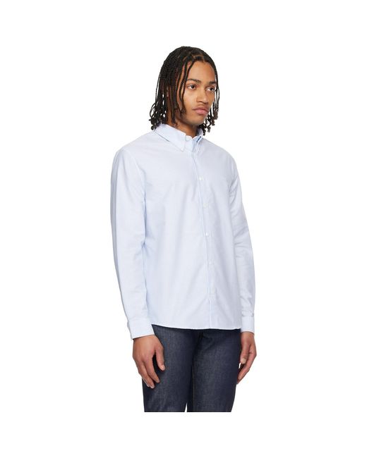 A.P.C. White Greg Shirt for men