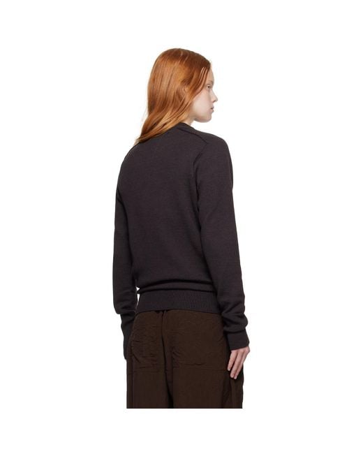 Studio Nicholson Blue Inverness Sweater