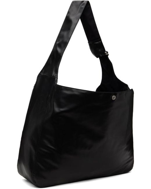 メンズ Comme des Garçons フェイクレザー バッグ ブラック | Lyst