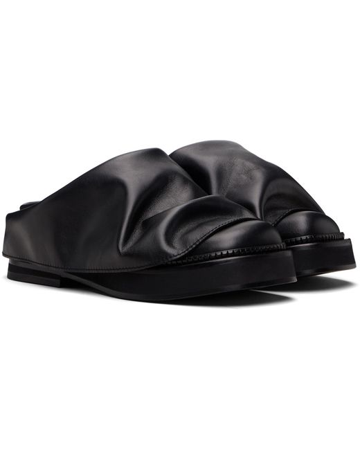 The Attico Black Mini Robin Sabot Loafers