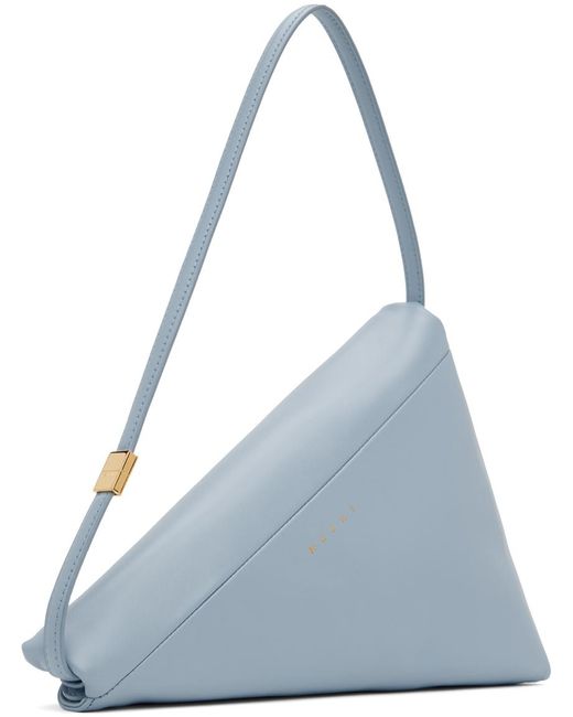 Marni Blue Prisma Triangle Bag