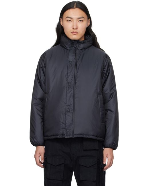 Beams Plus Black Mil Puff Ver.2 Ripstop Jacket for men
