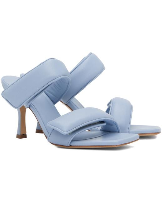Gia Borghini Blue Pernille Teisbaek Edition Perni 03 Heeled Sandals