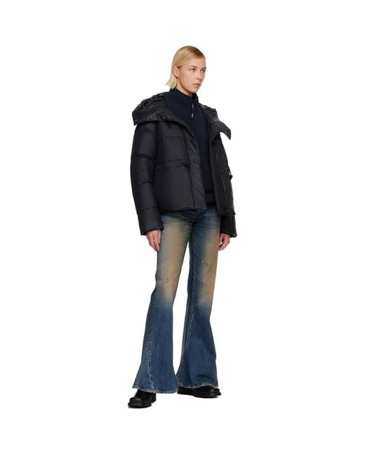 Canada Goose Black 'Tonal Label' Montgomery Down Jacket