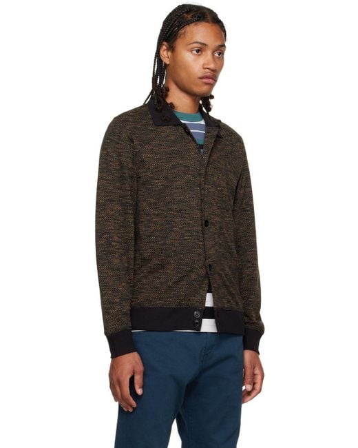 paul smith black cardigan