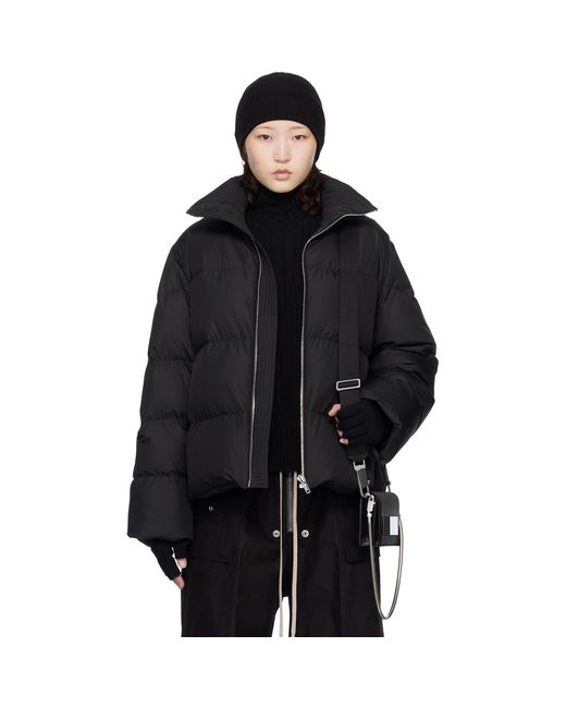 Rick Owens Black Moncler + Cyclopic Down Jacket