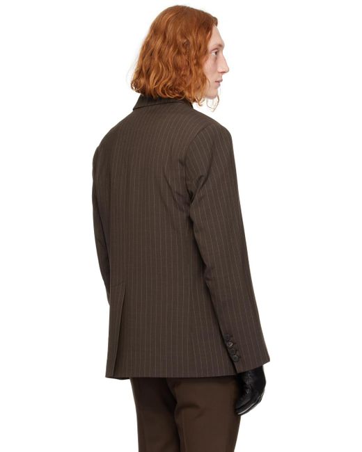 【Ernest W. Baker】ピンストライプテーラードジャケット Ernest W. Baker】ピンストライプテーラードジャケット