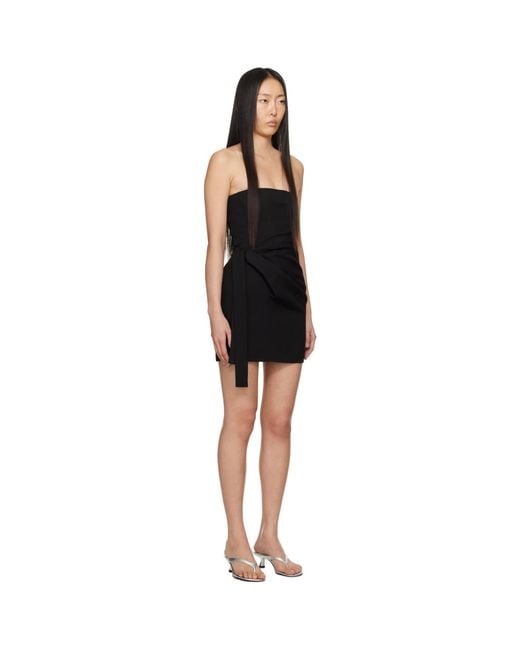 GAUGE81 Black Natal Minidress