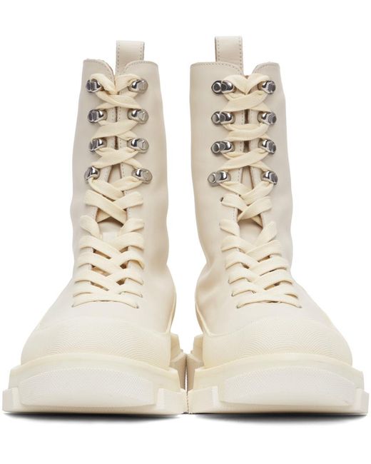 Both Paris レザー オフホワイト Gao ロングブーツ カラー ホワイト メンズ Lyst
