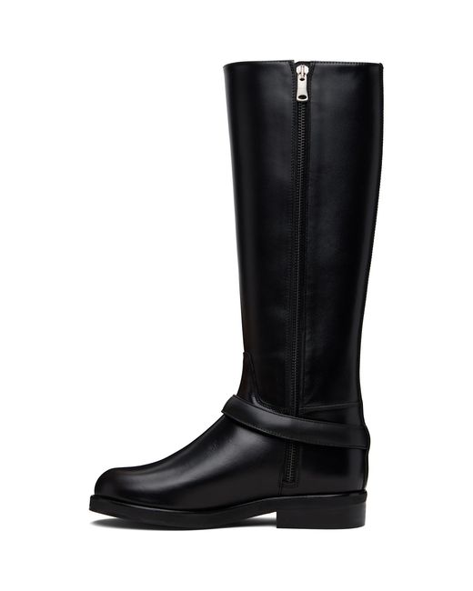 Coperni Black Belt Cavalier Tall Boots