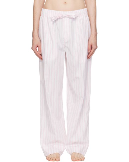 Tekla Pink Poplin Pyjama Pants for men