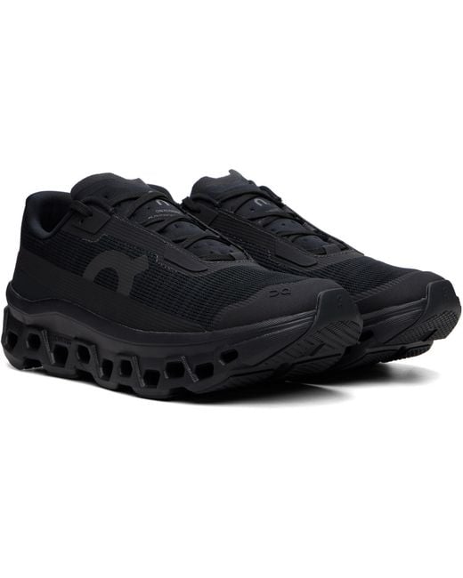 On Shoes Black Cloudmster Void Sneakers for men