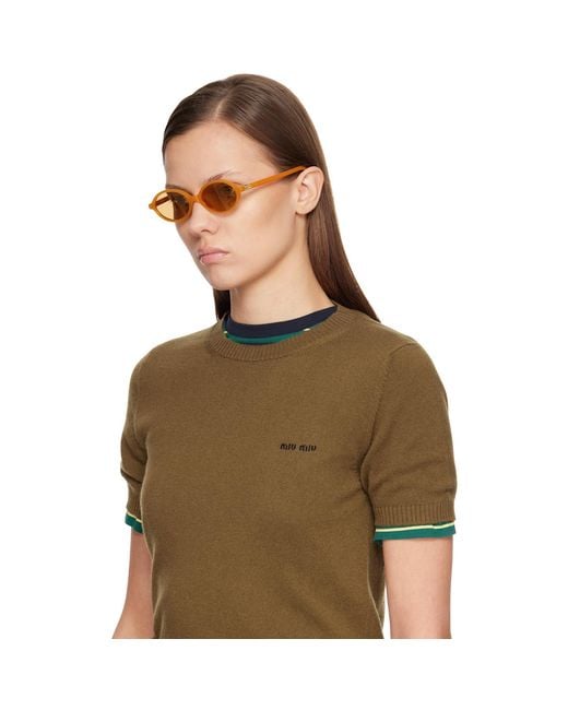 Miu Miu Black Miu Regard Sunglasses