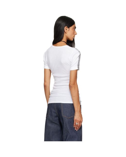 SECONDA White Ssense Exclusive Midnight T-Shirt