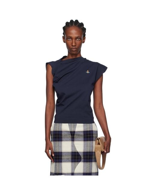 Vivienne Westwood Blue Hebo T-Shirt