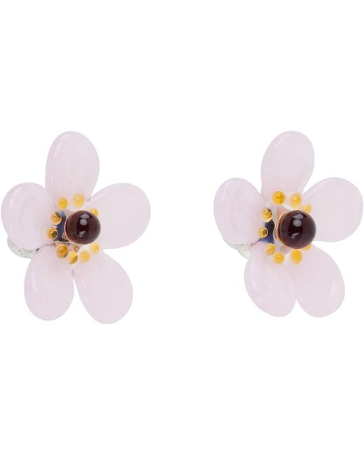Alaïa Pink Bloom Earrings