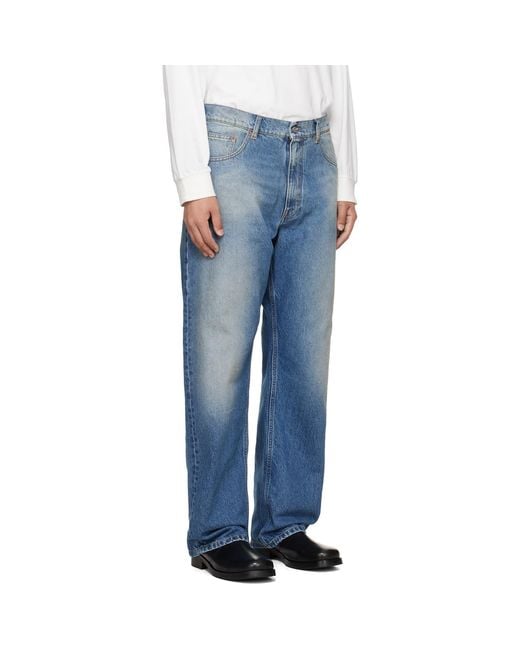 MM6 by Maison Margiela Blue Straight-leg Jeans for men
