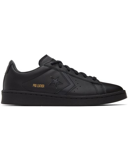 Converse Black Pro Leather Ox Sneakers for men