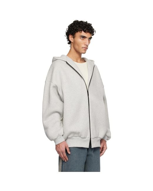 Fear Of God White Athletics Zip Up Hoodie for men