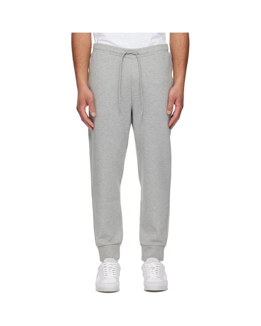 Boss Multicolor Stretch-Cotton Logo Detail Sweatpants for men