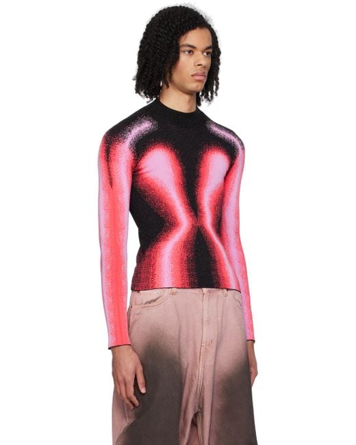 Y. Project Red Gradient Sweater for men