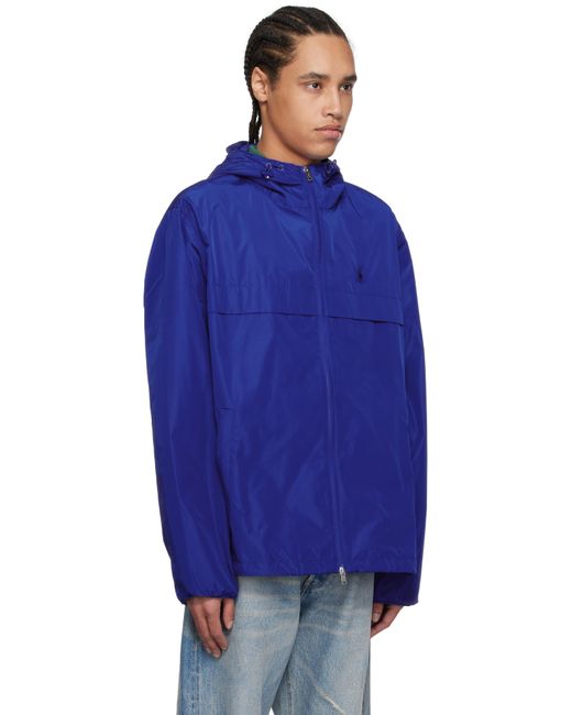 メンズ Polo Ralph Lauren ブルー Eco Simplux ウインドブレーカー Blue