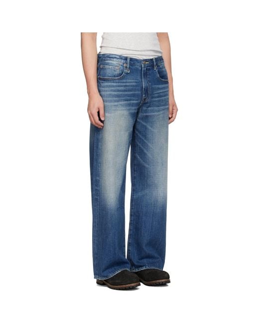 R13 Blue D'Arcy Jeans for men