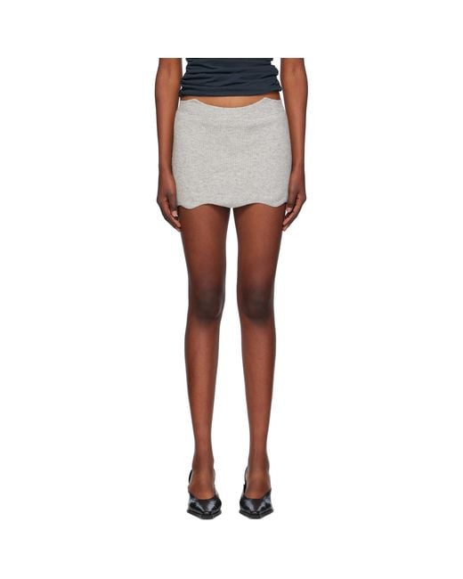 AYA MUSE Black Janus Miniskirt