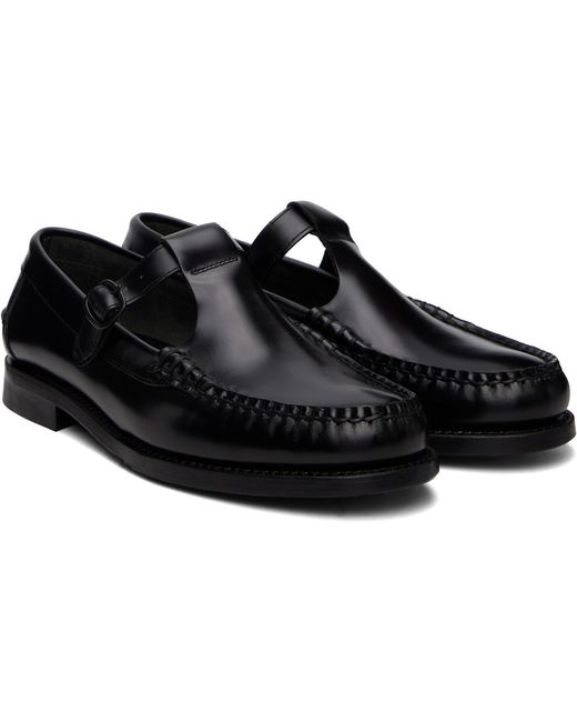 Hereu Black Alber Loafers for men