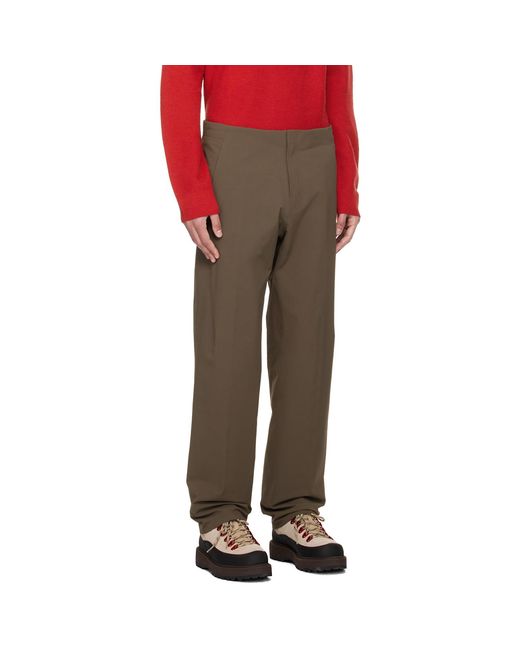 Veilance Red Taupe Spere Trousers for men