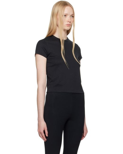 Skims ブラック Relaxed Tees シュランケン Tシャツ Black