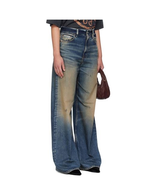 Acne Blue Regular-Fit 2022F Jeans