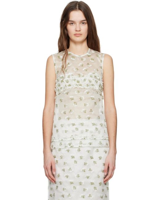 CECILIE BAHNSEN ホワイト Oksana トップス Multicolor