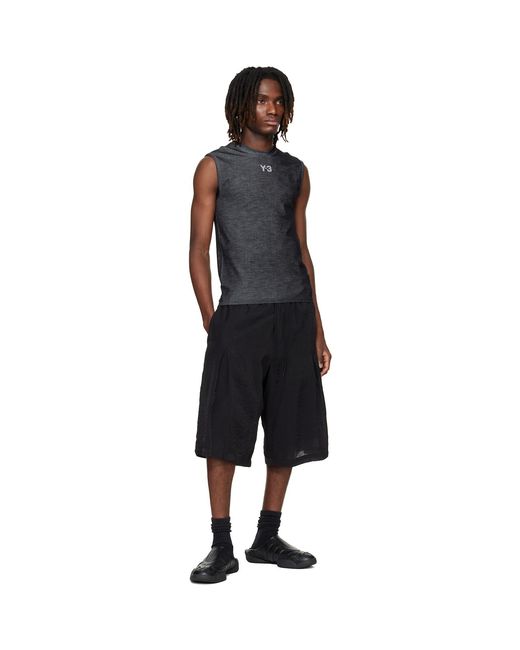 Y-3 Black Mercedes-Amg F1 Edition Engineered Tank Top for men