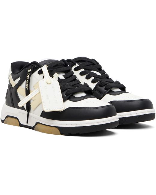 Off-White c/o Virgil Abloh Black Out Of Office Glow-In-The-Dark Sneakers for men