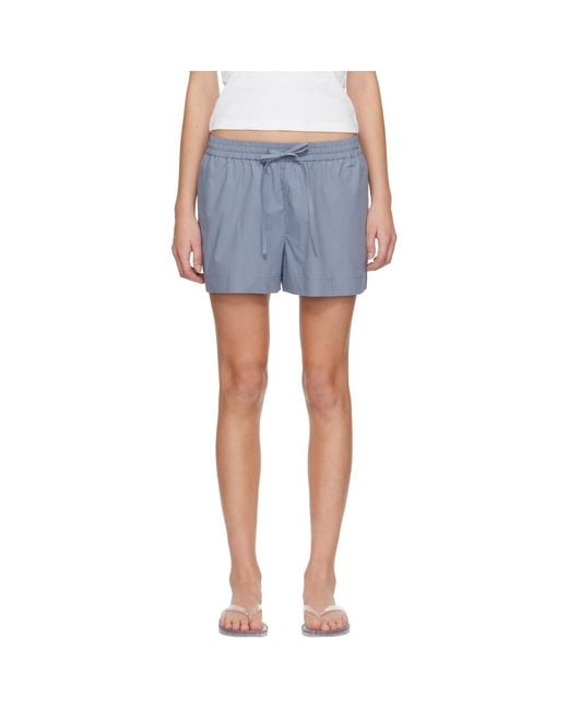 Matteau Blue Relaxed Shorts