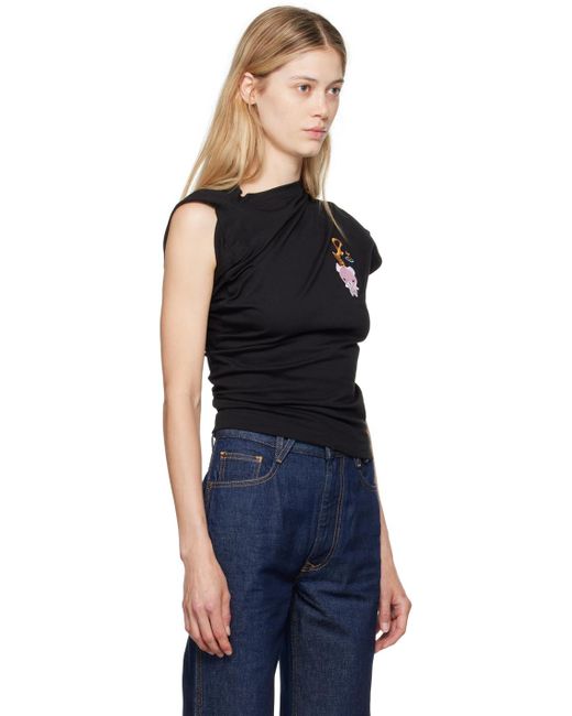 【関税込み】Vivienne Westwood ブラック Bear Hebo Tシャツ Vivienne Westwood Bear Hebo T-Shirt in Black | Lyst