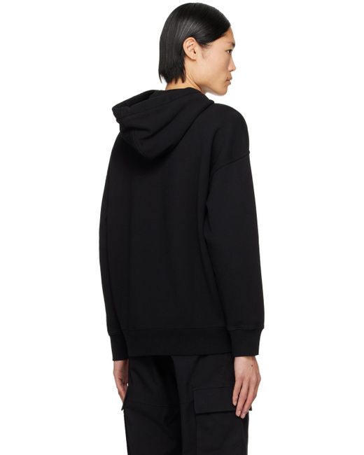 Pull à capuche noir à image brodée Givenchy pour homme en coloris Black